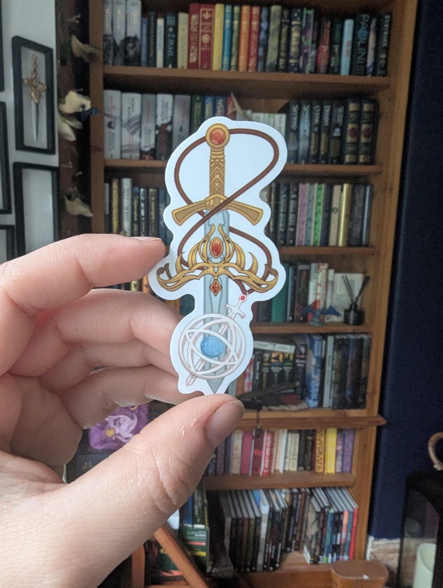 Throne of glass aelin decal Book lover translucent sticker