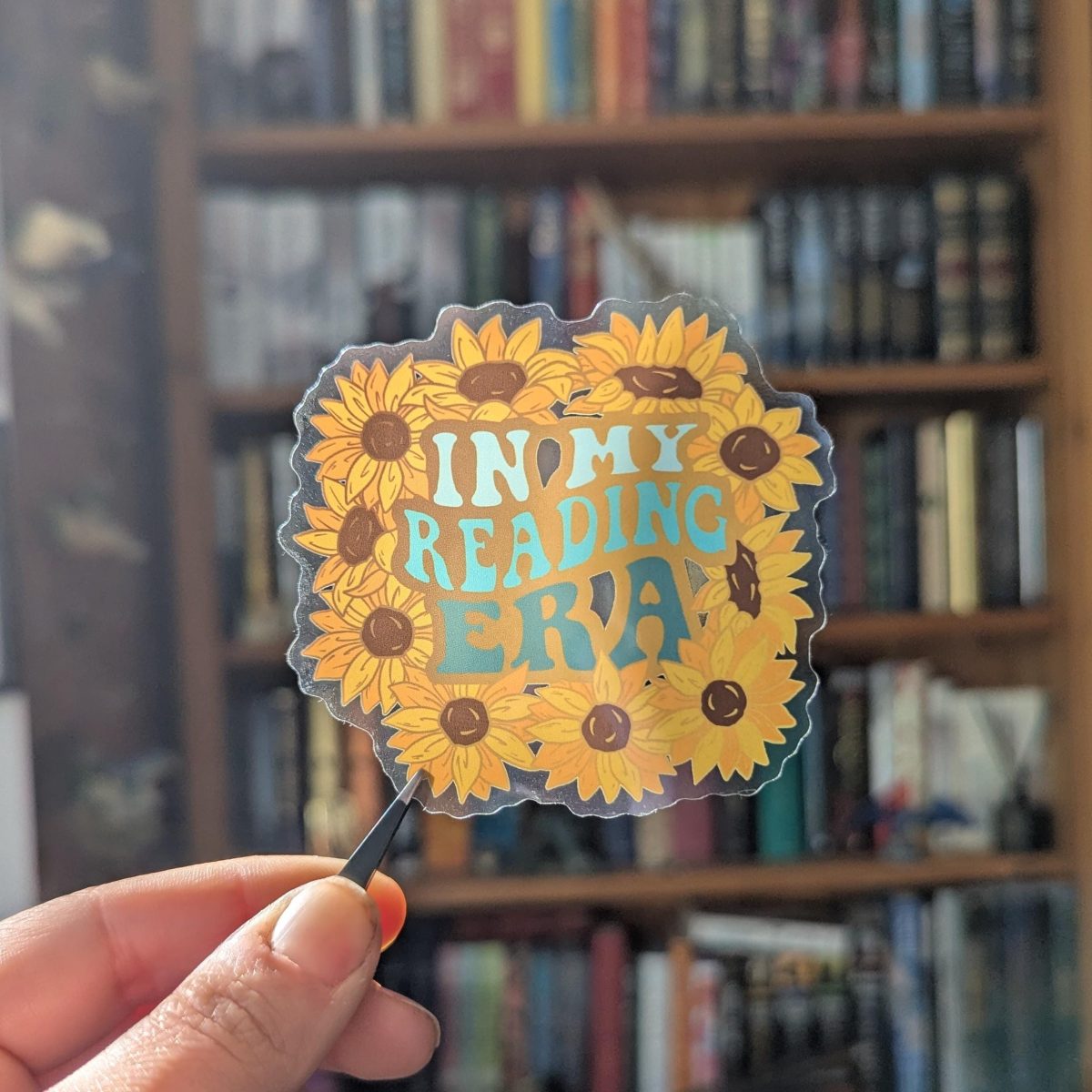 In my reading era, swiftie decal Book lover translucent sticker