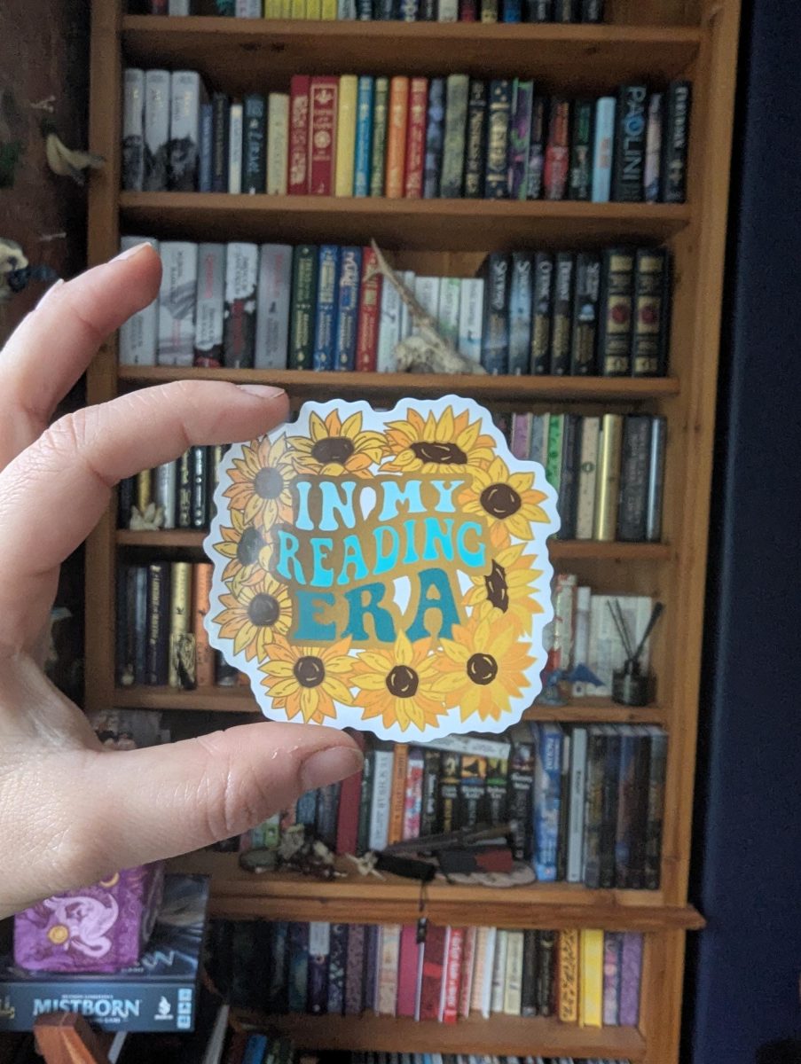 In my reading era, swiftie decal Book lover translucent sticker