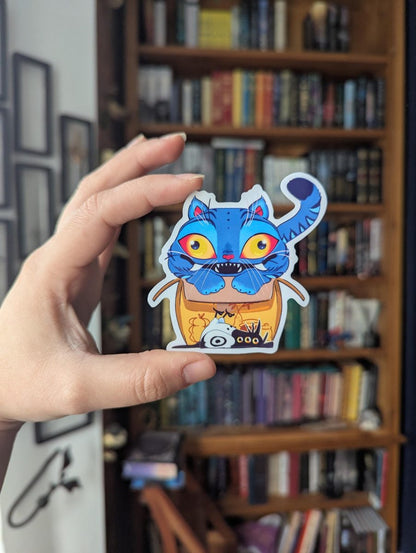 Kpop demon hunters derpy translucent sticker, derpy in a box