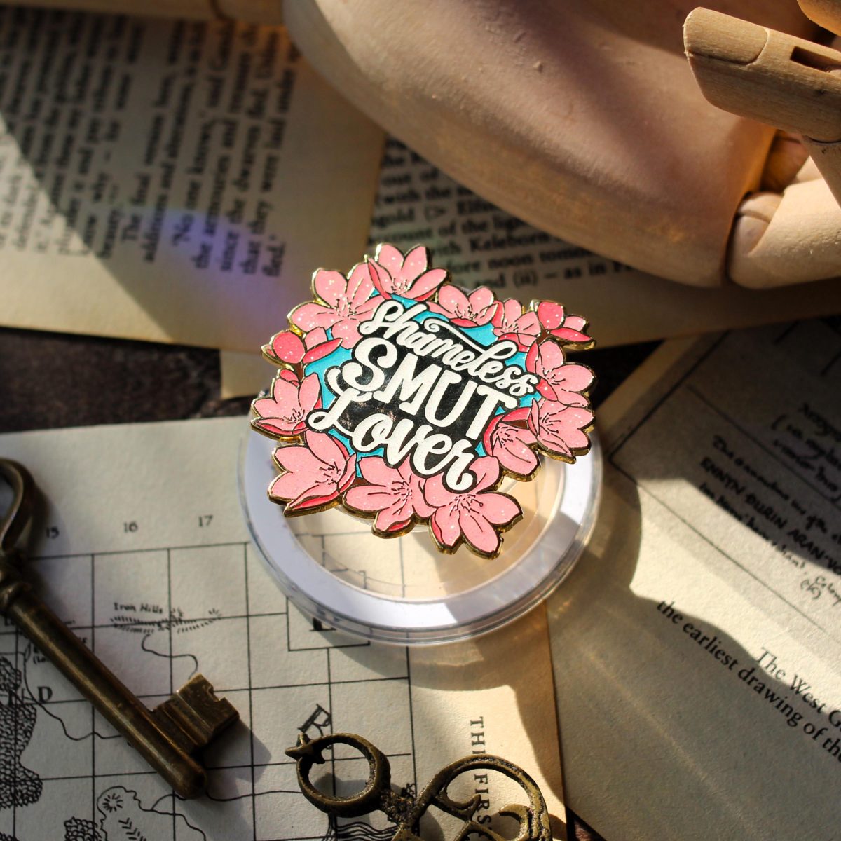 Shameless smut lover magnetic Kindle Grip, bookish magnetic phone grip, interchangeable ereader holder