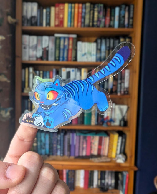 Kpop demon hunters derpy translucent sticker, derpy hunting sussie