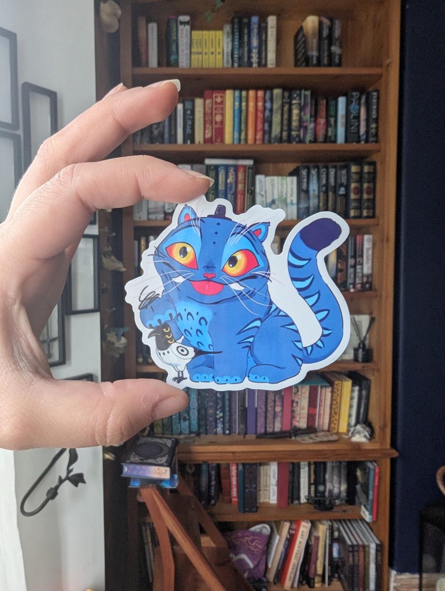 Kpop demon hunters derpy translucent sticker, cutest derpy tiger and sussie