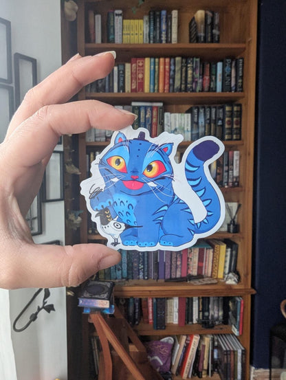 Kpop demon hunters derpy translucent sticker, cutest derpy tiger and sussie