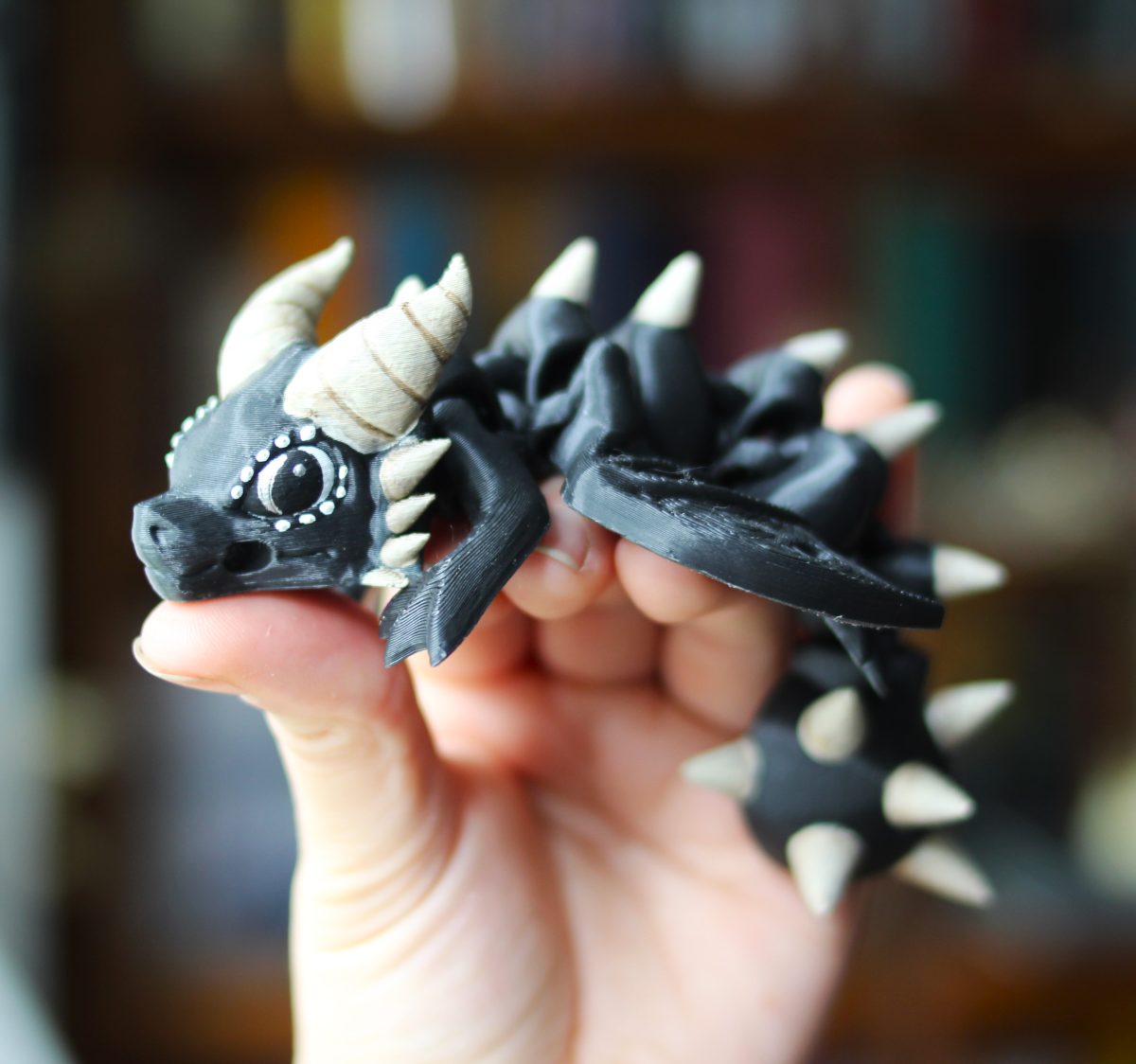 Tairn Articulated Dragon Keychain