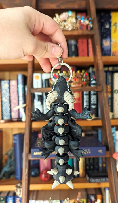 Tairn Articulated Dragon Keychain