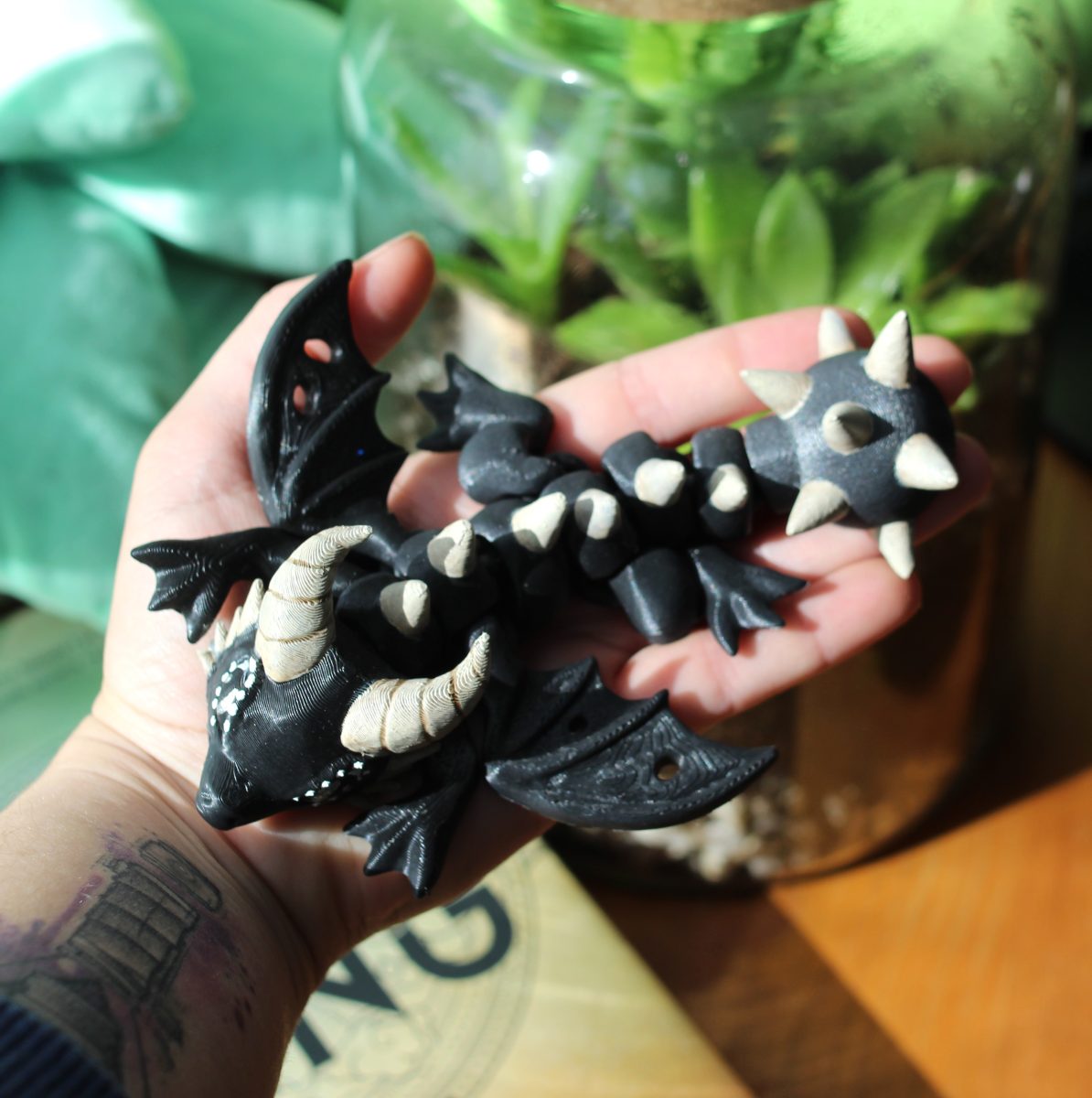 Tairn Articulated Dragon Keychain